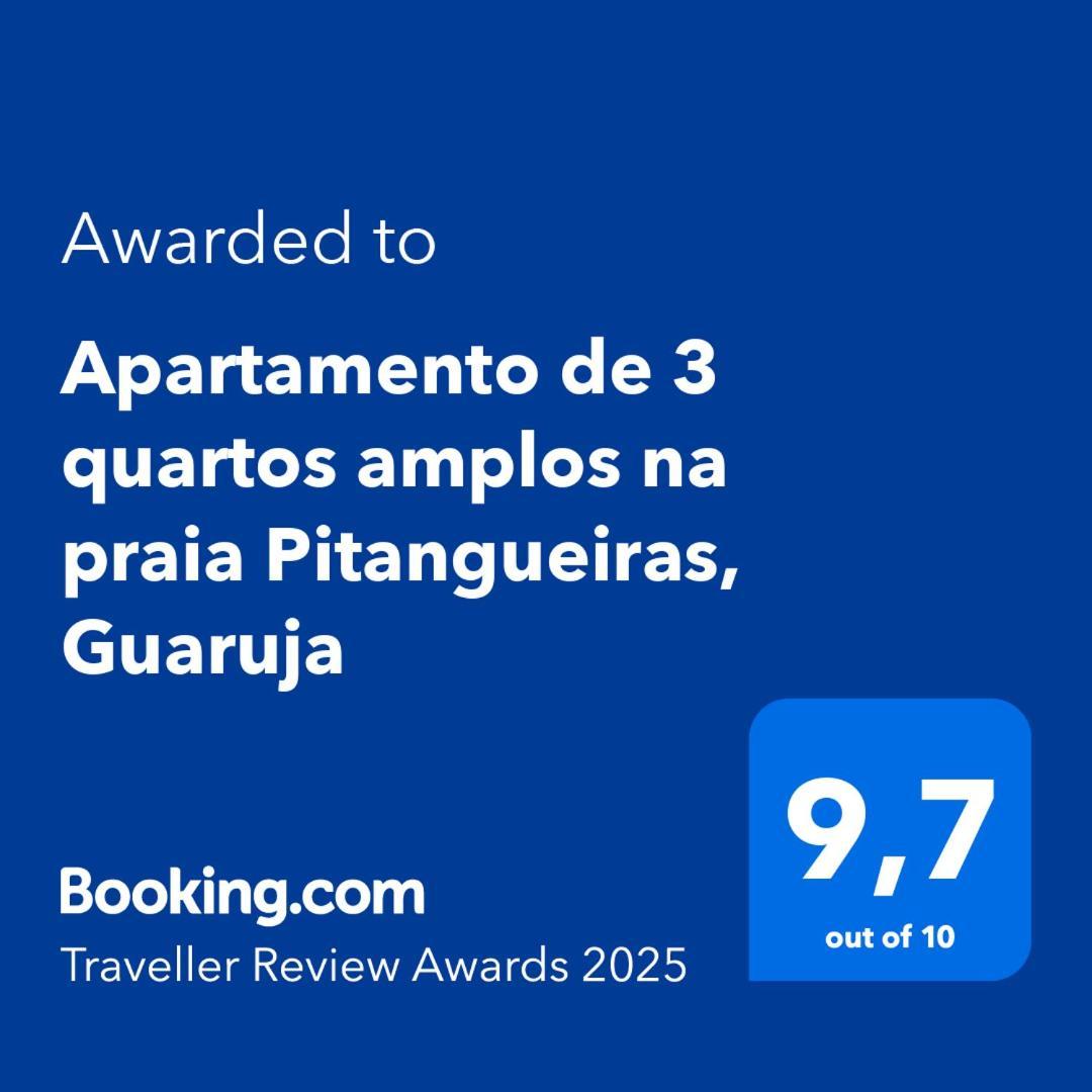 Apartamento De 3 Quartos Amplos Na Praia Pitangueiras, 瓜鲁雅 外观 照片